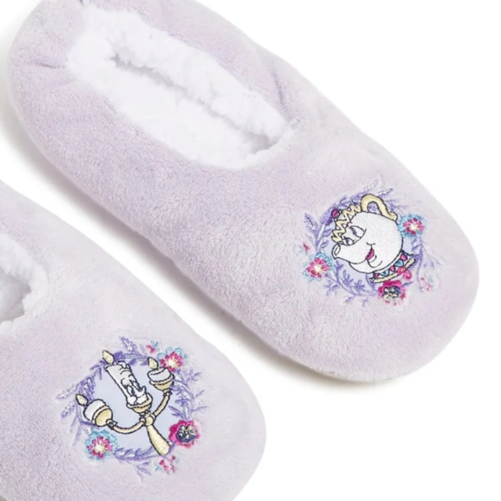 Vera Bradley Purple Embroidered Sandals